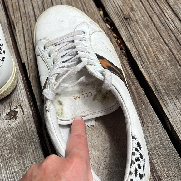 Celine Triomphe TRO1L Animal Print Sneakers Size 40 (US 9.5) - Picture 13 of 15